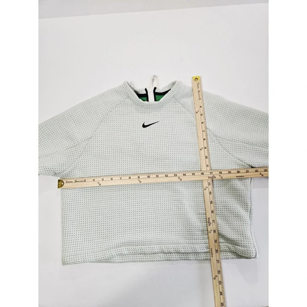 Nike Sportswear Therma-FIT Tech Pack Cropped Sweatshirt (Teal, $130) - Women's M